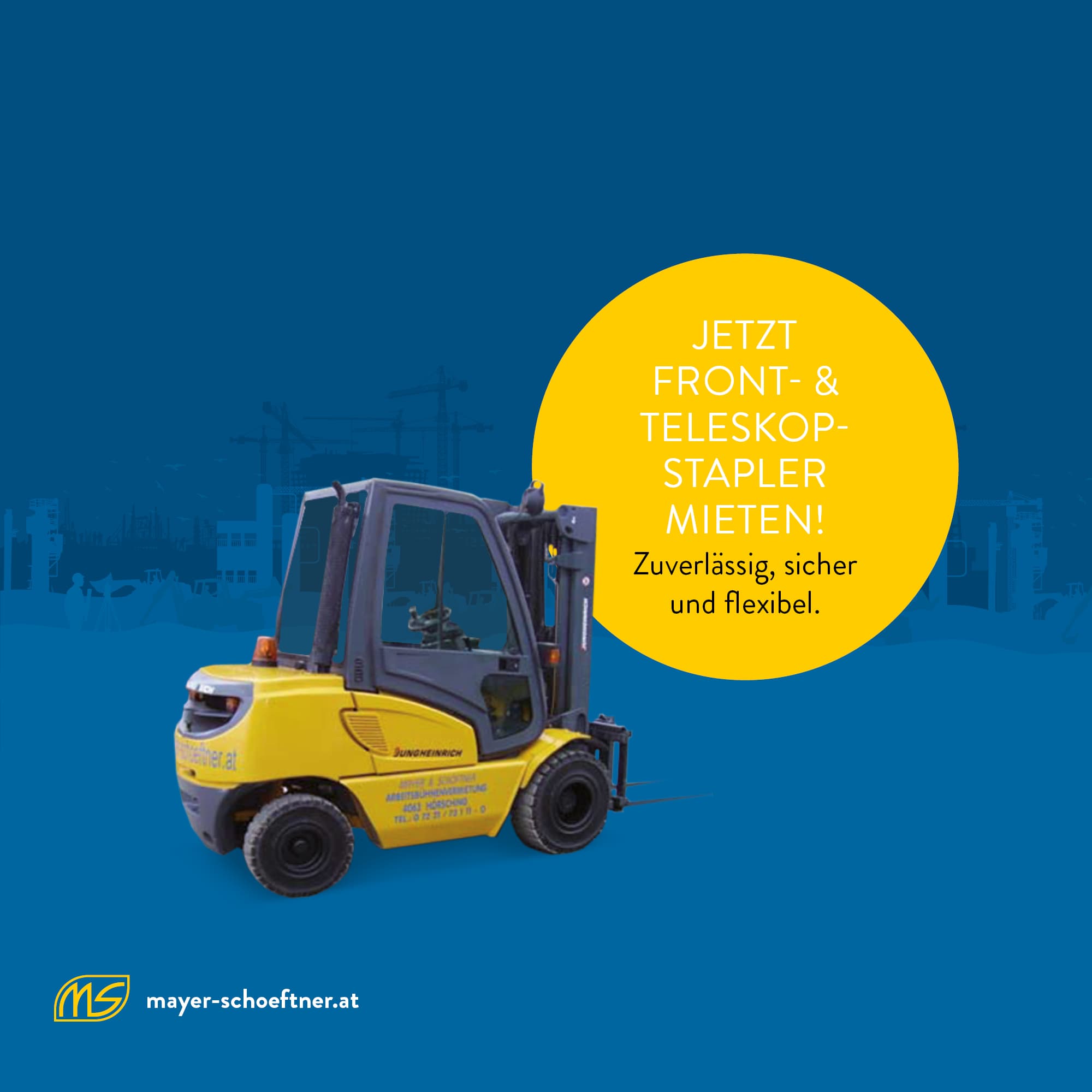 Teleskopstapler mieten Wels OÖ – Starke Leistung für Ihr Projekt